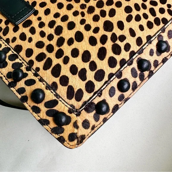 Loeffler Randall Junior Work Tote in Cheetah/Black NWT - Picture 7 of 16